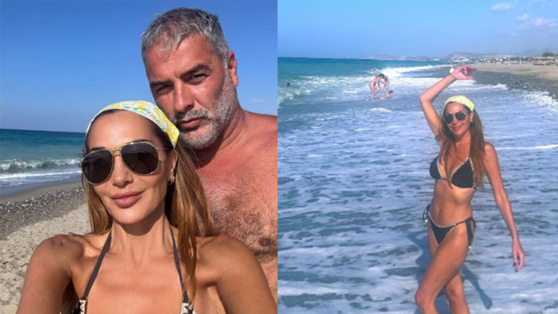 Δέσποινα Βανδή: Συνεχίζει τις διακοπές της στην Κρήτη με τον Βασίλη Μπισμπίκη