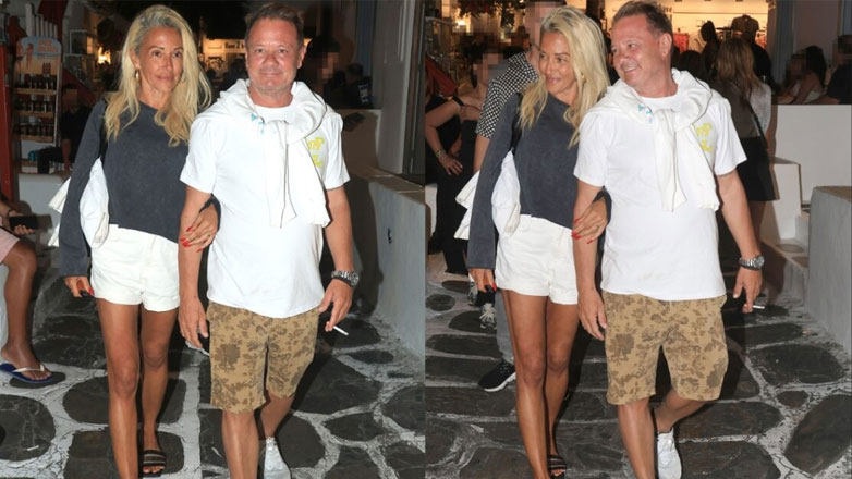 Απόστολος Λύτρας – Δώρα Παπαδοπούλου: Χέρι – χέρι στα στενά της Μυκόνου – Πιο ερωτευμένοι από ποτέ