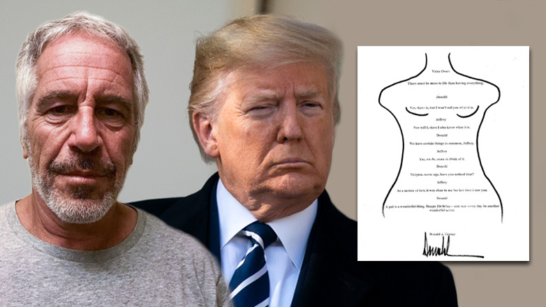 Ο Τραμπ αρνείται ότι έγραψε την επιστολή στον Έπστιν