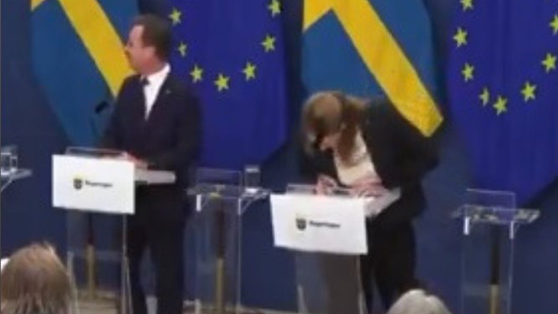 Kατέρρευσε κατά τη διάρκεια συνέντευξης Τύπου η υπουργός Υγείας της Σουηδίας Kατέρρευσε κατά τη διάρκεια συνέντευξης Τύπου η υπουργός Υγείας της Σουηδίας