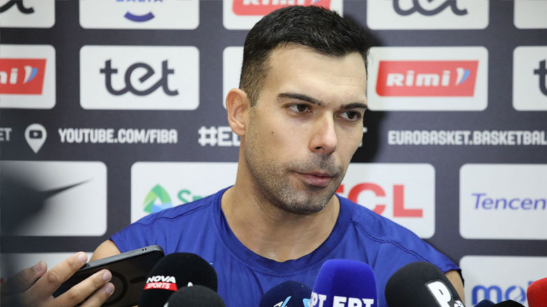 Σλούκας: «Πάρα πολύ μεγάλος ο ημιτελικός με την Τουρκία για όλο το έθνος»