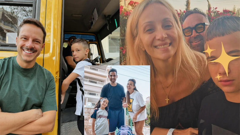 Back to school: Οι Έλληνες celebrities έστειλαν τα παιδιά τους πρώτη μέρα στο σχολείο – Οι τρυφερές αναρτήσεις τους