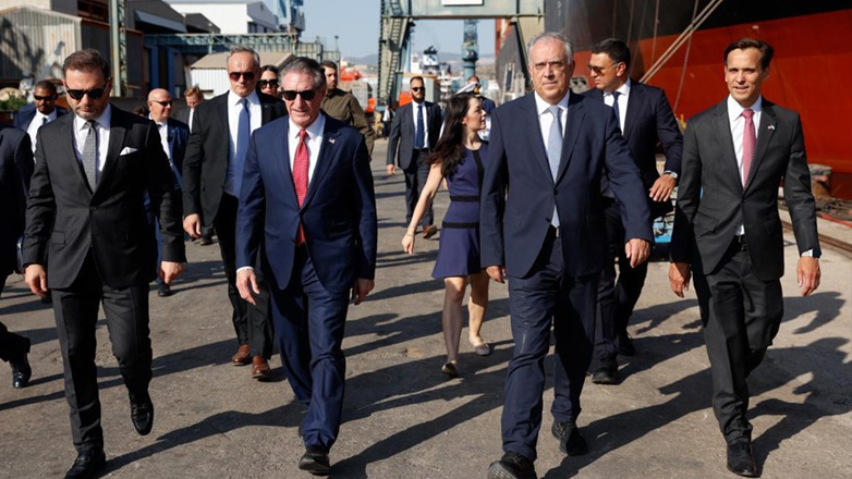 Θεοδωρικάκος: Στρατηγική συνεργασία με τις ΗΠΑ και στη ναυπηγική βιομηχανία