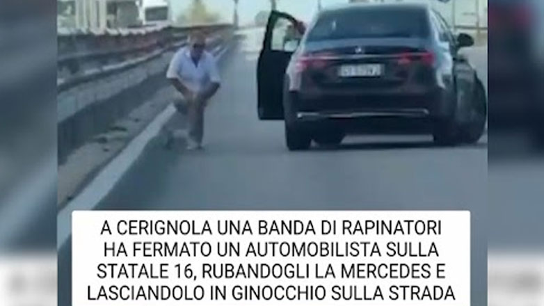Ιταλία: Του έκλεψαν το αυτοκίνητο σε 60 δευτερόλεπτα