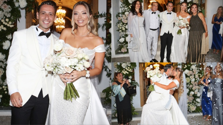 Πρόδρομος Μαζλουμίδης: Ο γιός του Αντύπα παντρεύτηκε την εκλεκτή της καρδιάς του, Ελένη Ντίνα στην Αγία Φιλοθέη