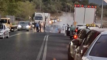 Σύγκρουση οχημάτων στην εθνική οδό Ηγουμενίτσας – Πρέβεζας