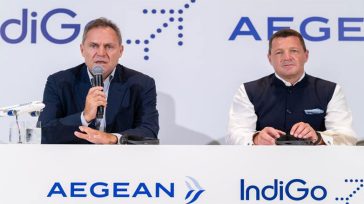 Η IndiGo και η AEGEAN υπογράφουν Μνημόνιο Συνεργασίας για πτήσεις κοινού κωδικού