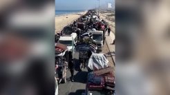 Παλαιστίνιοι εγκαταλείπουν τη βόρεια Γάζα προς τον νότο