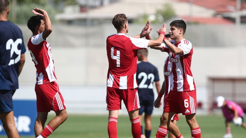 Youth League: Ξεκίνημα με «τεσσάρα» για τον Ολυμπιακό απέναντι στην Πάφο