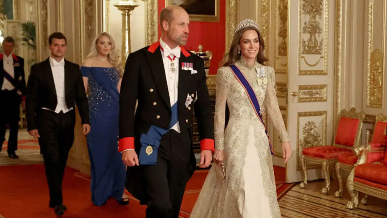 Kate Middleton: Εντυπωσίασε με την εμφάνισή της στο Κάστρο του Windsor στο δείπνο για τον Donald Trump