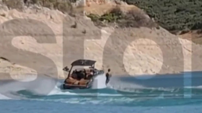 Απίστευτο: Έκαναν θαλάσσιο σκι στη… λίμνη Υλίκη