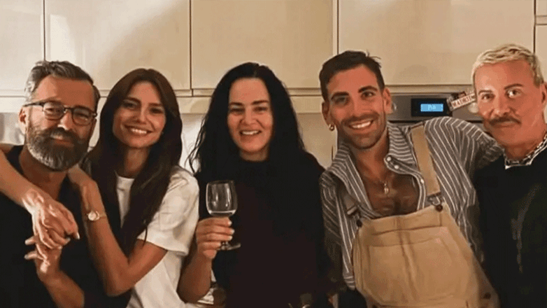 Ζενεβιέβ Μαζαρί: Dinner στο σπίτι της με τους κριτές του GNTM την βραδιά της πρεμιέρας