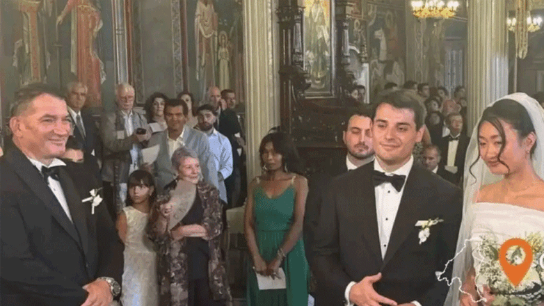 Πύρρος Δήμας: Οι πρώτες δηλώσεις μετά τον γάμο του γιου του – «Στην ίδια εκκλησία είχα παντρευτεί κι εγώ τη μητέρα του»