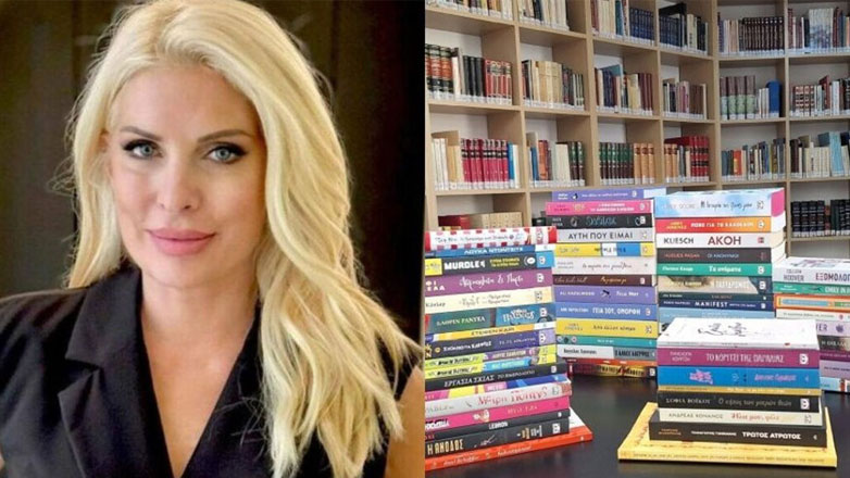 Άγριο ξέσπασμα από συγγραφέα για τα βιβλία που δώρισε η Ελένη Μενεγάκη – «Απλώς τα ξεφόρτωσε σε μια δημοτική βιβλιοθήκη»