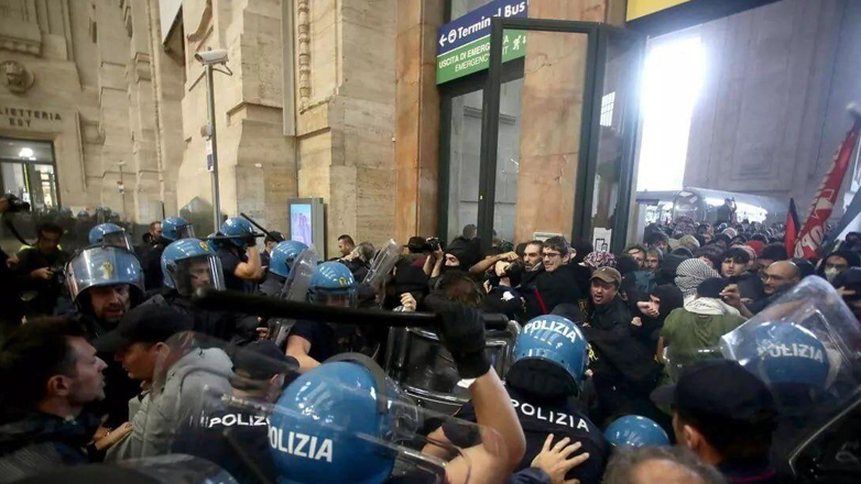 Ανάστατη η Ιταλία από τις διαδηλώσεις για τη Γάζα