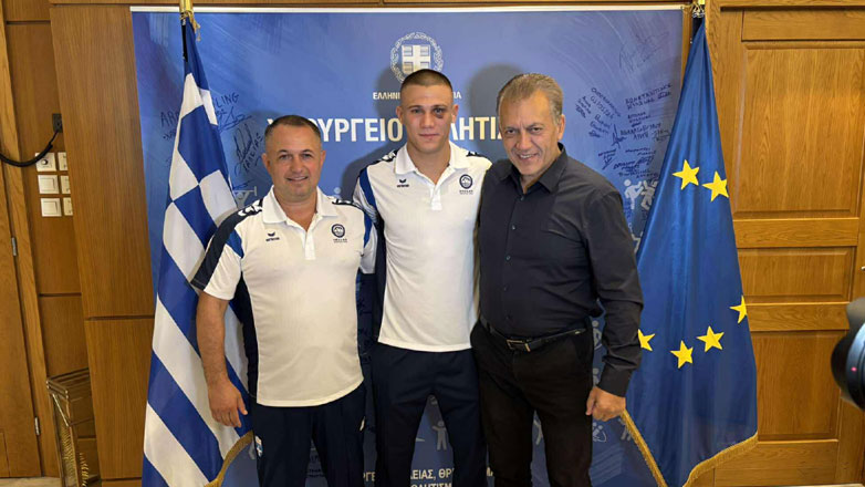 Πάλη: Συνάντηση του Γ. Κουγιουμτσίδη με τον υπουργό Αθλητισμού Γ. Βρούτση