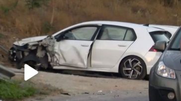 Εξετράπη αυτοκίνητο στην επαρχιακή οδό Μουδανιών