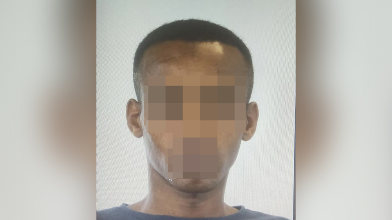 Φωτογραφία του Παλαιστίνιου, που  δάγκωσε αστυνομικό και απείλησε γυναίκα με ψαλίδι