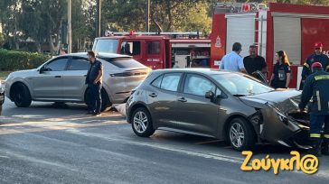 Τροχαίο ατύχημα στην παραλιακή