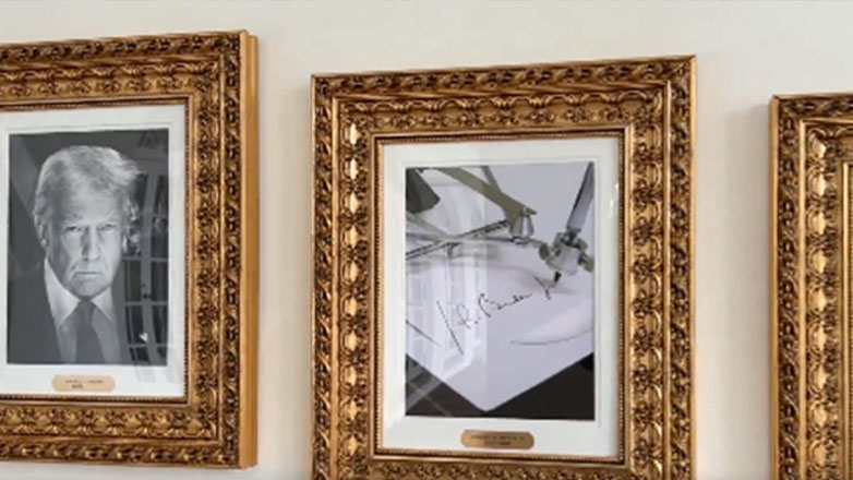 Απίστευτος ο Τραμπ: Αντικατέστησε το πορτρέτο του Μπάιντεν στον Λευκό Οίκο με μια… αυτόματη πένα