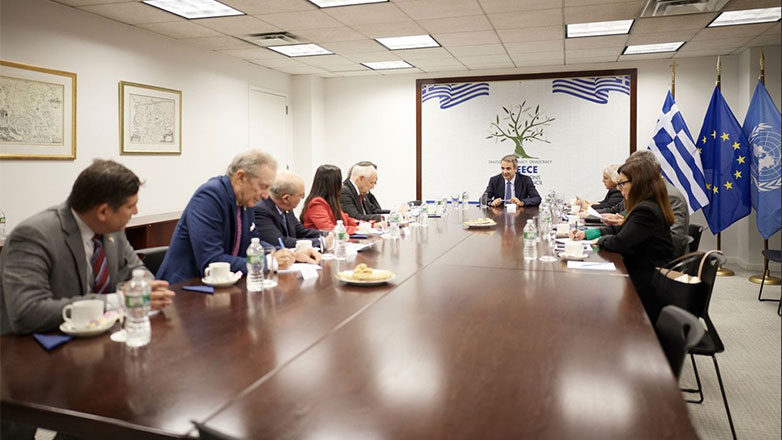 Συναντήσεις Μητσοτάκη με εκπροσώπους αμερικανοεβραϊκών οργανώσεων