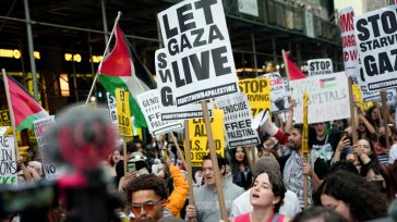 Διαδήλωση στη Νέα Υόρκη κατά του πολέμου στη Γάζα