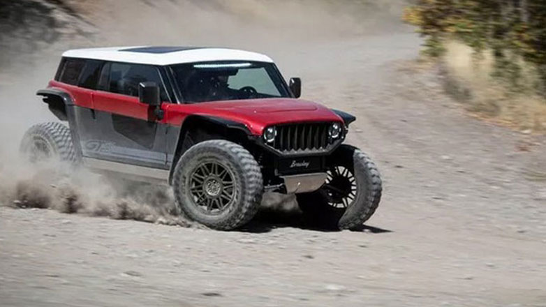 Τι θα λέγατε για ένα δίθυρο, καθαρά off road ηλεκτρικό όχημα με 404 άλογα;