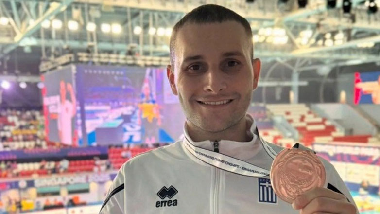 «Χάλκινος» ο Μιχαλετζάκης στο Παγκόσμιο Πρωτάθλημα Παρακολύμβησης