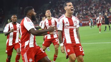 Με πρωταγωνιστή τον Τσικίνιο ο Ολυμπιακός, 3-2 τον Λεβαδειακό