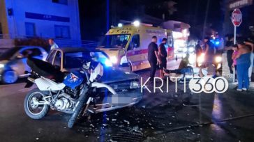 Χανιά: Σοβαρό τροχαίο με δύο άτομα στο νοσοκομείο