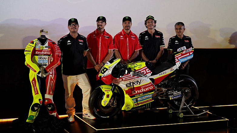 Η Pertamina Enduro VR46 Racing Team με συλλεκτική εμφάνιση για το MotoGP της Ινδονησίας