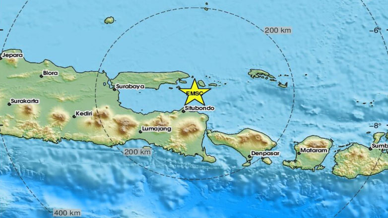 Ισχυρή σεισμική δόνηση 6 Ρίχτερ στην Ινδονησία