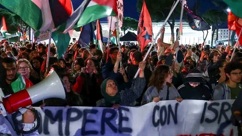 Ιταλία: Κινητοποιήσεις αλληλεγγύης για τον στολίσκο στη Γάζα