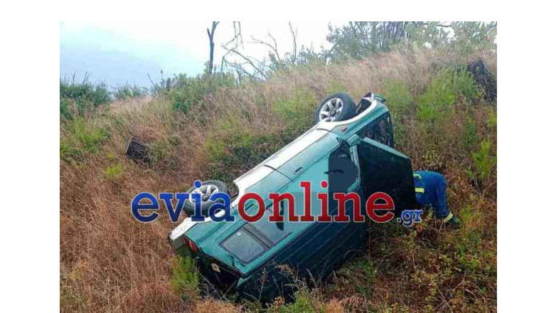 Εύβοια: Τροχαίο με δυο τραυματίες