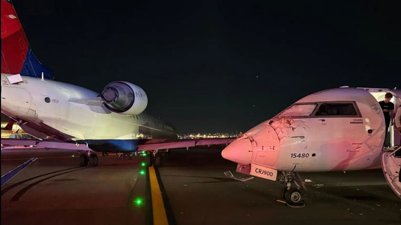 Νέα Υόρκη: Συγκρούστηκαν δύο αεροπλάνα στο διάδρομο προσγείωσης