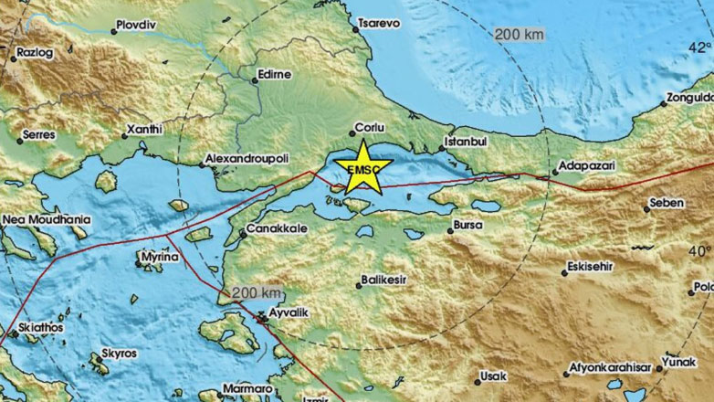 Ισχυρός σεισμός μεγέθους 5 Ρίχτερ στην Τουρκία