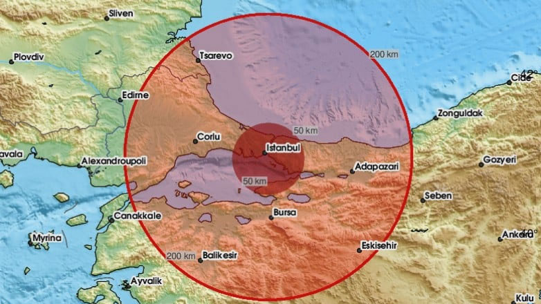 Τουλάχιστον δεκαεπτά τραυματίες από τον σεισμό στην Κωνσταντινούπολη