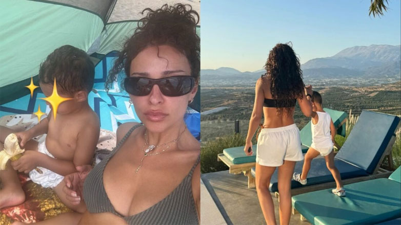 Ελένη Φουρέιρα: Η τεράστια μελανιά που της έκανε ο γιος της, Ερμής – «Κάνε παιδί να δεις καλό!»