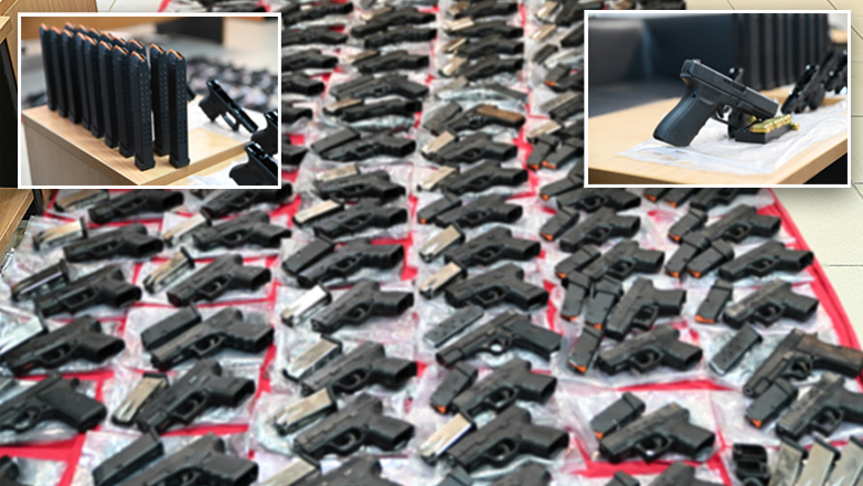 Στη δημοσιότητα το οπλοστάσιο των Τούρκων λαθρεμπόρων