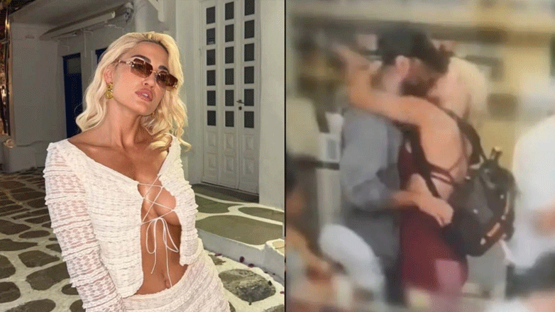 Ιωάννα Τούνη: Σε τρυφερές στιγμές με το νέο της σύντροφο – Το «καυτό» φιλί στο στόμα