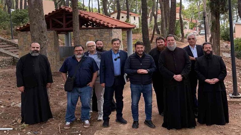 Επίσκεψη του Περιφερειάρχη Αττικής Νίκου Χαρδαλιά  στις νέες Κατασκηνώσεις της Ι.Μ. Νέας Ιωνίας