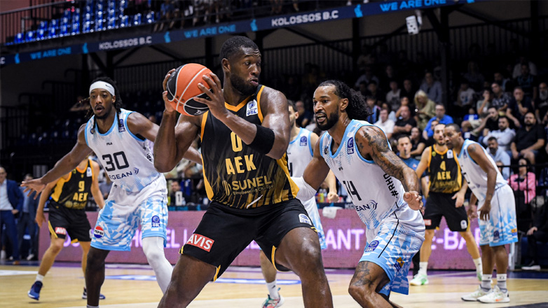 Greek Basketball League: Απέδρασε με τη νίκη από τη Ρόδο η ΑΕΚ, 87-85 τον Κολοσσό Greek Basketball League: Απέδρασε με τη νίκη από τη Ρόδο η ΑΕΚ, 87-85 τον Κολοσσό