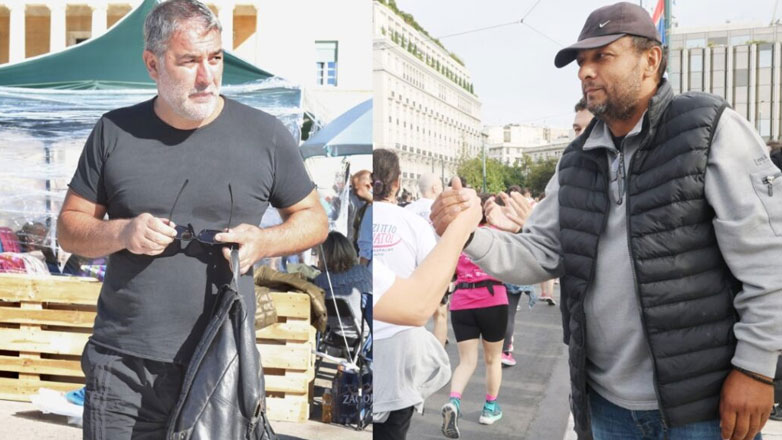Βασίλης Μπισμπίκης: Όλη η αλήθεια για την συνάντησή του με τον Πάνο Ρούτσι – Ποιος κάλεσε τον ηθοποιό στο Σύνταγμα