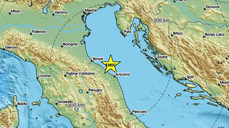 Σεισμός 4,9 Ρίχτερ στην Ιταλία