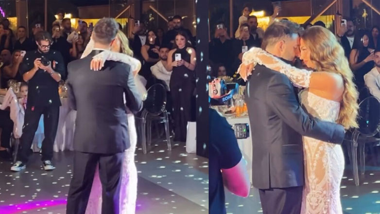 Γιώργος Λιβάνης – Ανδρομάχη: Ο πρώτος τους χορός και η λαμπερή δεξίωση μετά τον γάμο