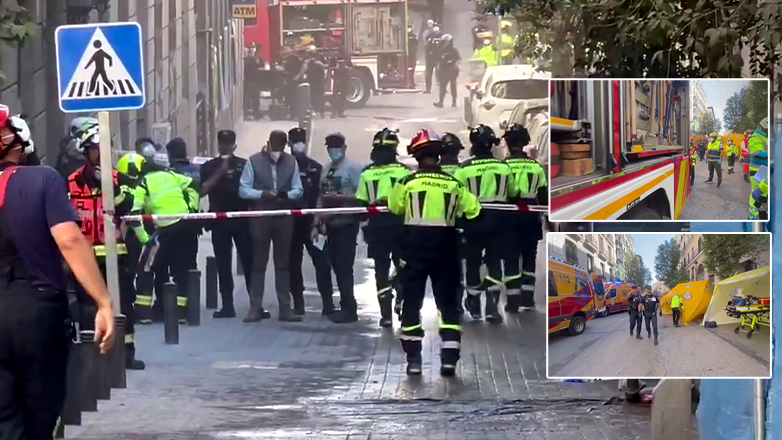 Κατέρρευσε εξαώροφο κτήριο στην Μαδρίτη