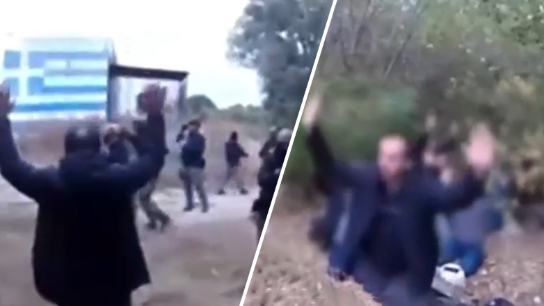 Βίντεο ντοκουμέντο από τη στιγμή της σύλληψης των 13 Τούρκων με 147 όπλα στον Έβρο