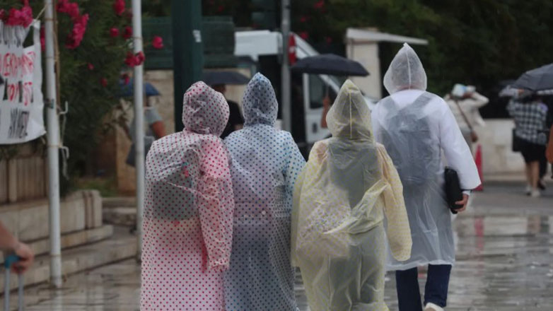 Έντονες βροχοπτώσεις στην Αττική