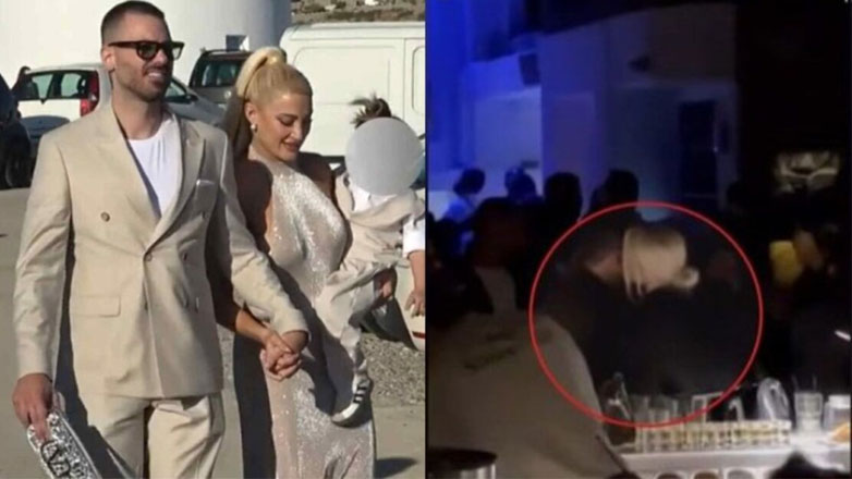 Ιωάννα Τούνη: Τα τρυφερά τετ α τετ με τον σύντροφό της, Δημήτρη Ρομπέρτο σε βραδινή τους έξοδο στη Μύκονο