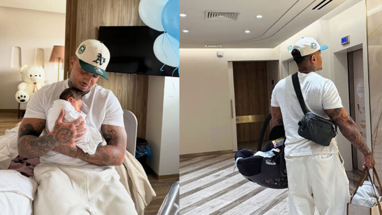 Light: Η στιγμή που βγαίνει από το μαιευτήριο με τον νεογέννητο γιο του!